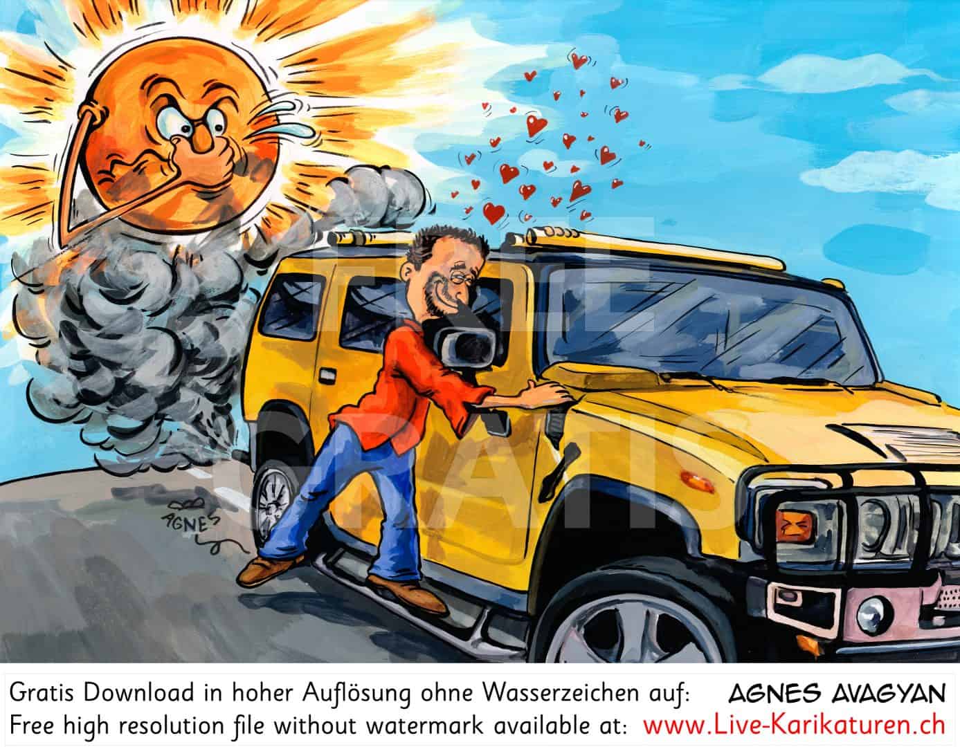 SUV Jeep Auto Gestank Abgase Umweltverschmutzung Oekologie Autonarr Autoliebhaber Autofan Abgase Auspuff Agnes Live-Karikaturen, Download, kostenlos, Gratisbild, Free image, Clipart, Comic, Cartoon, Illustration, Cartoon, Comic, Karikatur, Clipart, Zeichnung, Bild, Illustration, image, painting, kostenlos, Gratisbild, free image, Alleinunterhalter, Unterhaltung, Kunst, Kunsthandwerk, Firmenevent, Geschaeftsessen, Geburtstag, Hochzeit, Firmenevent, Geschenkidee, Hochzeit, Jubilaeum, Kuenstler, Live Karikaturist, Pensionierung, Messeanimation, Portraitbild zeichnen, Showkuenstler, Entertainer, Schnellzeichner, Comiczeichner, Armenian Artist from Yerevan