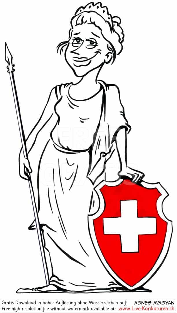 Helvetia, Schweiz, 1 August, Flagge, Nationalsymbol, Feiertag, Nationalfeiertag, schweizer Flagge, Speer, Schild, Wappen, Frau, Agnes Live-Karikaturen, Download, kostenlos, Gratisbild, Free image, Clipart, Comic, Cartoon, Illustration, Cartoon, Comic, Karikatur, Clipart, Zeichnung, Bild, Illustration, image, painting, kostenlos, Gratisbild, free image, Alleinunterhalter, Unterhaltung, Kunst, Kunsthandwerk, Firmenevent, Geschaeftsessen, Geburtstag, Hochzeit, Firmenevent, Geschenkidee, Hochzeit, Jubilaeum, Kuenstler, Live Karikaturist, Pensionierung, Messeanimation, Portraitbild zeichnen, Showkuenstler, Entertainer, Schnellzeichner, Comiczeichner, Armenian Artist from Yerevan