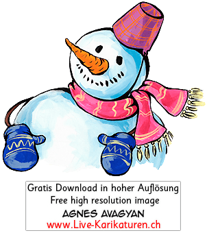 Schneemann Winter Ruebe Ruebli Nase Handschuhe Schal Muetze Hut lustig Gesicht Schnee Agnes Live-Karikaturen, Download, kostenlos, Gratisbild, Free image, Clipart, Comic, Cartoon, Illustration, Cartoon, Comic, Karikatur, Clipart, Zeichnung, Bild, Illustration, image, painting, kostenlos, Kunst, Kunsthandwerk, Geschenkidee, Kuenstler, Live Karikaturist, Comiczeichner, Armenian Artist from Yerevan