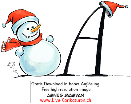 Schneemann Buchstabe A Advent