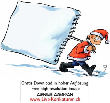 Winter Weihnachtself Schnee Wunschzettel Blatt Notizpapier Weihnachtsliste Geschenkliste Xmas schwarze Stiefel rote Muetze lustig Agnes Live-Karikaturen, Download, kostenlos, Gratisbild, Free image, Clipart, Comic, Cartoon, Illustration, Cartoon, Comic, Karikatur, Clipart, Zeichnung, Bild, Illustration, image, painting, kostenlos, Kunst, Kunsthandwerk, Geschenkidee, Kuenstler, Live Karikaturist, Comiczeichner, Armenian Artist from Yerevan