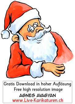 Weihnachtsmann Santa Claus serioes ernst erzaehlen Hand beschwichtigen rote Muetze weisser Bart Weihnachten Xmas Agnes Live-Karikaturen, Download, kostenlos, Gratisbild, Free image, Clipart, Comic, Cartoon, Illustration, Cartoon, Comic, Karikatur, Clipart, Zeichnung, Bild, Illustration, image, painting, kostenlos, Kunst, Kunsthandwerk, Geschenkidee, Kuenstler, Live Karikaturist, Comiczeichner, Armenian Artist from Yerevan