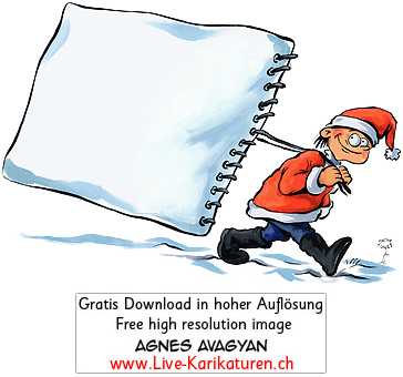 Winter Weihnachtself Schnee Wunschzettel Blatt Notizpapier Weihnachtsliste Geschenkliste Xmas schwarze Stiefel rote Muetze lustig Agnes Live-Karikaturen, Download, kostenlos, Gratisbild, Free image, Clipart, Comic, Cartoon, Illustration, Cartoon, Comic, Karikatur, Clipart, Zeichnung, Bild, Illustration, image, painting, kostenlos, Kunst, Kunsthandwerk, Geschenkidee, Kuenstler, Live Karikaturist, Comiczeichner, Armenian Artist from Yerevan