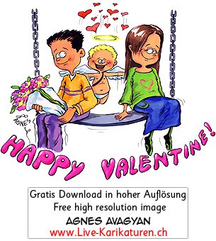 Valentinstag Schaukel Engelchen Herzchen Blumenstrauss Blumen Geschenk Junge Mädchen herzig süss Valentin Liebe Love Amour Verliebte verliebt Sehnsucht Romantik romantisch Rendezvous Liebesgeständnis Liebesbrief Agnes Karikaturen gratis free Clipart Comic Cartoon Zeichnung c transparent