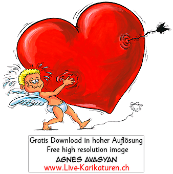 Valentinstag Engel Amor Pfeil schweres Herz schwere Last schwitzen Schweiss Windel Valentin Liebe Love Amour Verliebte verliebt Sehnsucht Romantik romantisch Rendezvous Liebesgeständnis Liebesbrief Agnes Karikaturen gratis free Clipart Comic Cartoon Zeichnung c transparent