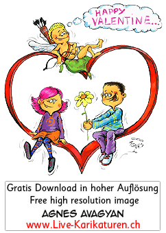 Valentinstag Happy Valentine Mädchen Junge Frau Mann Blume Geschenk sitzen in Riesenherz Herz schaukeln Valentin Liebe Love Amour Verliebte verliebt Sehnsucht Romantik romantisch Rendezvous Liebesgeständnis Liebesbrief Agnes Karikaturen gratis free Clipart Comic Cartoon Zeichnung c transparent