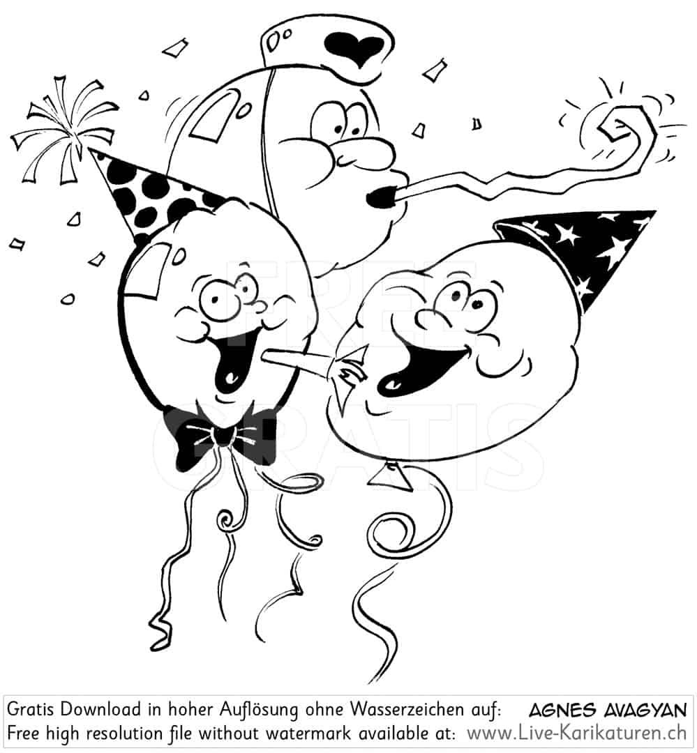 Ballone Party Deko Gruppe Stimmung Sylvester Geburtstag Agnes Karikaturen Webseite Funktioniert Aber Design Ist Temporar Entfernt