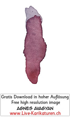 Farbe violett Klecks Farbklecks Farbverlauf Spritzer Kleckser Gemaelde Fleck Flecken Deko Aquarell Agnes Live-Karikaturen Karikaturistin Cartoon Comic Karikatur Clipart Zeichnung handgezeichnet gemalt Bild Illustration image painting Download kostenlos Gratisbild free image