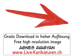 Pfeil arrow Zeiger Richtungsweiser Symbol Icon Zeichen rot handgezeichnet Agnes Live-Karikaturen Karikaturistin Cartoon Comic Karikatur Clipart Zeichnung handgezeichnet gemalt Bild Illustration image painting Download kostenlos Gratisbild free image