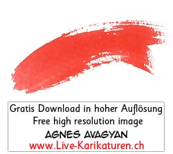 Farbe rot Klecks Farbklecks Farbverlauf Spritzer Kleckser Gemaelde Fleck Flecken Deko Aquarell Agnes Live-Karikaturen Karikaturistin Cartoon Comic Karikatur Clipart Zeichnung handgezeichnet gemalt Bild Illustration image painting Download kostenlos Gratisbild free image