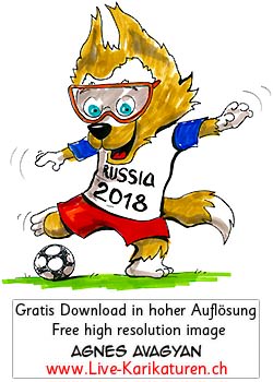 Fussball, WM, Weltmeisterschaft, 2018, Russland, Agnes Live-Karikaturen, Clipart, Comic, Cartoon, Illustration, Cartoon, Comic, Karikatur, Zeichnung, Download, kostenlos, Gratisbild, gratis, free, Kunst, Kuenstler, Live Karikaturist, Comiczeichner, Armenia