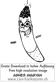 Zigarette, Finger, glimmt, gluehend, grinsen, Augen, Haende, Agnes Live-Karikaturen, Clipart, Comic, Cartoon, Illustration, Cartoon, Comic, Karikatur, Zeichnung, Download, kostenlos, Gratisbild, gratis, free, Kunst, Kuenstler, Live Karikaturist, Comiczeichner, Armenia