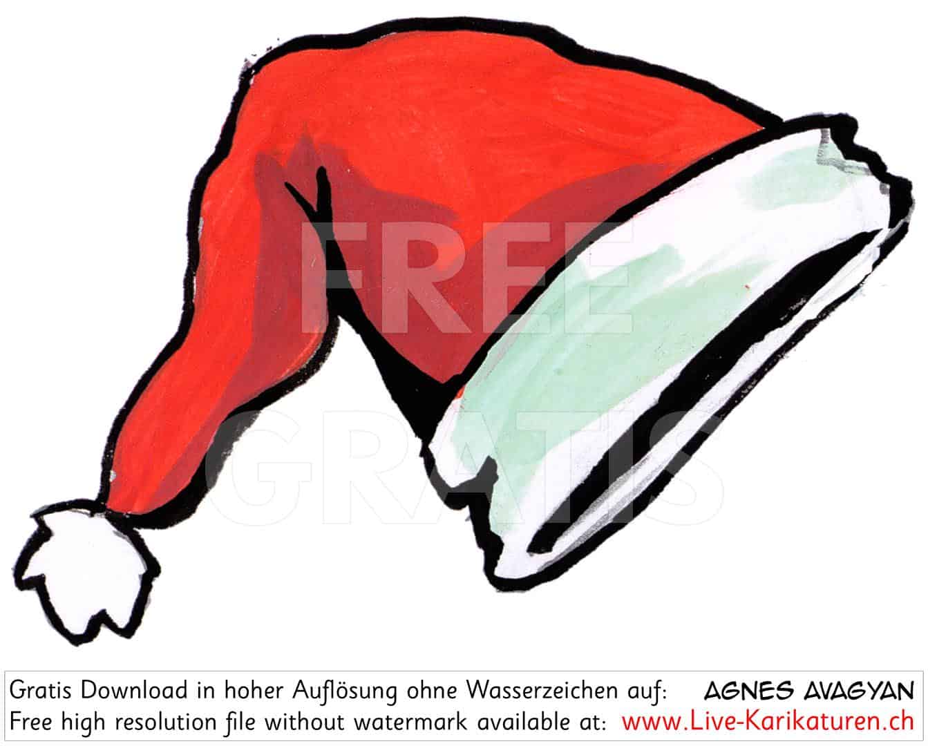 Weihnachten, Weihnachtsmann, Santa Claus, Hut, Muetze, Weihnachtshut, rot, weisser Zipfel, Agnes Live-Karikaturen, Download, kostenlos, Gratisbild, Free image, Clipart, Comic, Cartoon, Illustration, Cartoon, Comic, Karikatur, Clipart, Zeichnung, Bild, Illustration, image, painting, kostenlos, Gratisbild, free image, Alleinunterhalter, Unterhaltung, Kunst, Kunsthandwerk, Firmenevent, Geschaeftsessen, Geburtstag, Hochzeit, Firmenevent, Geschenkidee, Hochzeit, Jubilaeum, Kuenstler, Live Karikaturist, Pensionierung, Messeanimation, Portraitbild zeichnen, Showkuenstler, Entertainer, Schnellzeichner, Comiczeichner, Armenian Artist from Yerevan