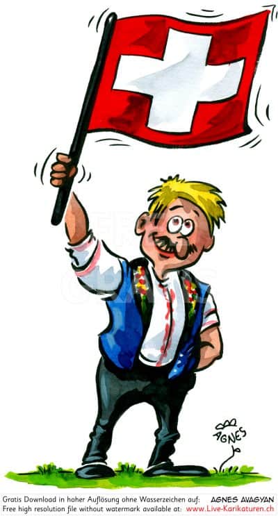 Fahne 1. August Nationalfeiertag Schweiz Schweizer Senn Fahnen schwingen Trachten Tracht Laendler volkstuemlich Brauchtum Hut elegant Mann Wiese Agnes Live-Karikaturen, Download, kostenlos, Gratisbild, Free image, Clipart, Comic, Cartoon, Illustration, Cartoon, Comic, Karikatur, Clipart, Zeichnung, Bild, Illustration, image, painting, kostenlos, Kunst, Kunsthandwerk, Geschenkidee, Kuenstler, Live Karikaturist, Comiczeichner, Armenian Artist from Yerevan
