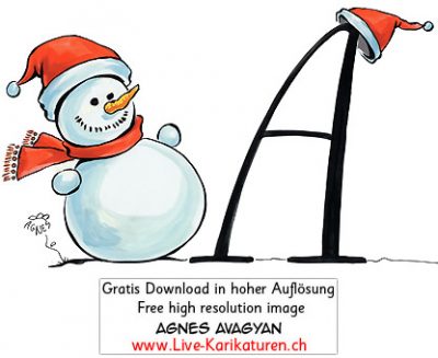 Schneemann A Advent rote Muetze Buchstabe roter Schal Winter Kapitel Kapitaelchen Ruebe Nase Ruebli Gesicht lustig Mund Agnes Live-Karikaturen, Download, kostenlos, Gratisbild, Free image, Clipart, Comic, Cartoon, Illustration, Cartoon, Comic, Karikatur, Clipart, Zeichnung, Bild, Illustration, image, painting, kostenlos, Kunst, Kunsthandwerk, Geschenkidee, Kuenstler, Live Karikaturist, Comiczeichner, Armenian Artist from Yerevan