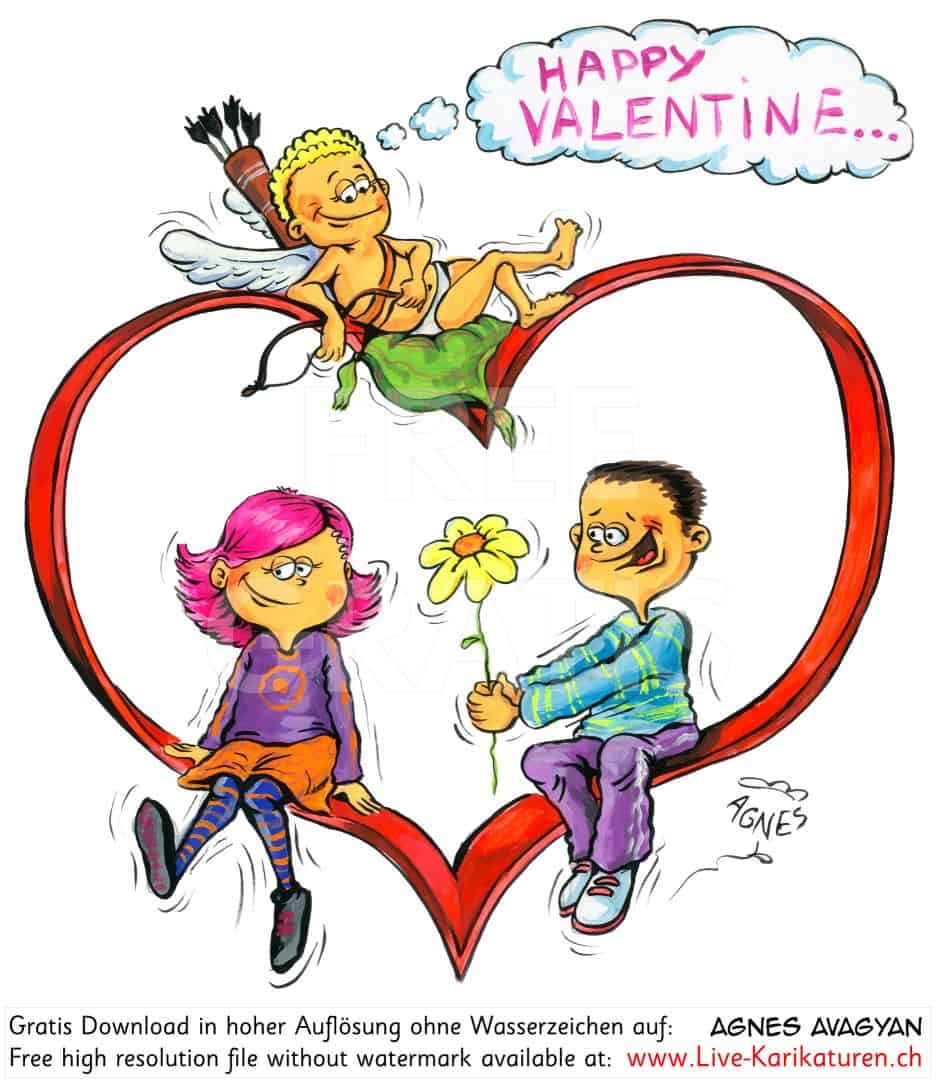 Begann ein mädchen um valentinstag aus