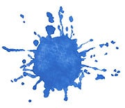 Farbe blau Klecks Farbklecks Spritzer Kleckser Gemaelde Fleck Flecken Deko Aquarell Agnes Live-Karikaturen Karikaturistin Cartoon Comic Karikatur Clipart Zeichnung handgezeichnet gemalt Bild Illustration image painting Download kostenlos Gratisbild free image