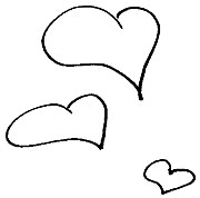 Herz Herzchen Herzen handgezeichnet handgemalt schwarzweiss Gruppe Hochzeit Valentinstag Agnes Live-Karikaturen Karikaturistin Cartoon Comic Karikatur Clipart Zeichnung handgezeichnet gemalt Bild Illustration image painting Download kostenlos Gratisbild free image