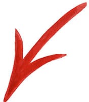 Pfeil arrow Zeiger Richtungsweiser Symbol Icon Zeichen rot handgezeichnet Agnes Live-Karikaturen Karikaturistin Cartoon Comic Karikatur Clipart Zeichnung handgezeichnet gemalt Bild Illustration image painting Download kostenlos Gratisbild free image