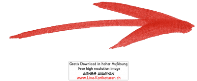 Pfeil arrow Zeiger Richtungsweiser Symbol Icon Zeichen rot handgezeichnet Agnes Live-Karikaturen Karikaturistin Cartoon Comic Karikatur Clipart Zeichnung handgezeichnet gemalt Bild Illustration image painting Download kostenlos Gratisbild free image