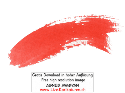 Farbe rot Klecks Farbklecks Farbverlauf Spritzer Kleckser Gemaelde Fleck Flecken Deko Aquarell Agnes Live-Karikaturen Karikaturistin Cartoon Comic Karikatur Clipart Zeichnung handgezeichnet gemalt Bild Illustration image painting Download kostenlos Gratisbild free image