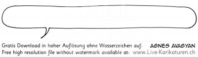 Sprechblase lang speech bubble leer hineinschreiben Legende Textfeld Agnes Live-Karikaturen Karikaturistin Cartoon Comic Karikatur Clipart Zeichnung handgezeichnet gemalt Bild Illustration image painting Download kostenlos Gratisbild free image