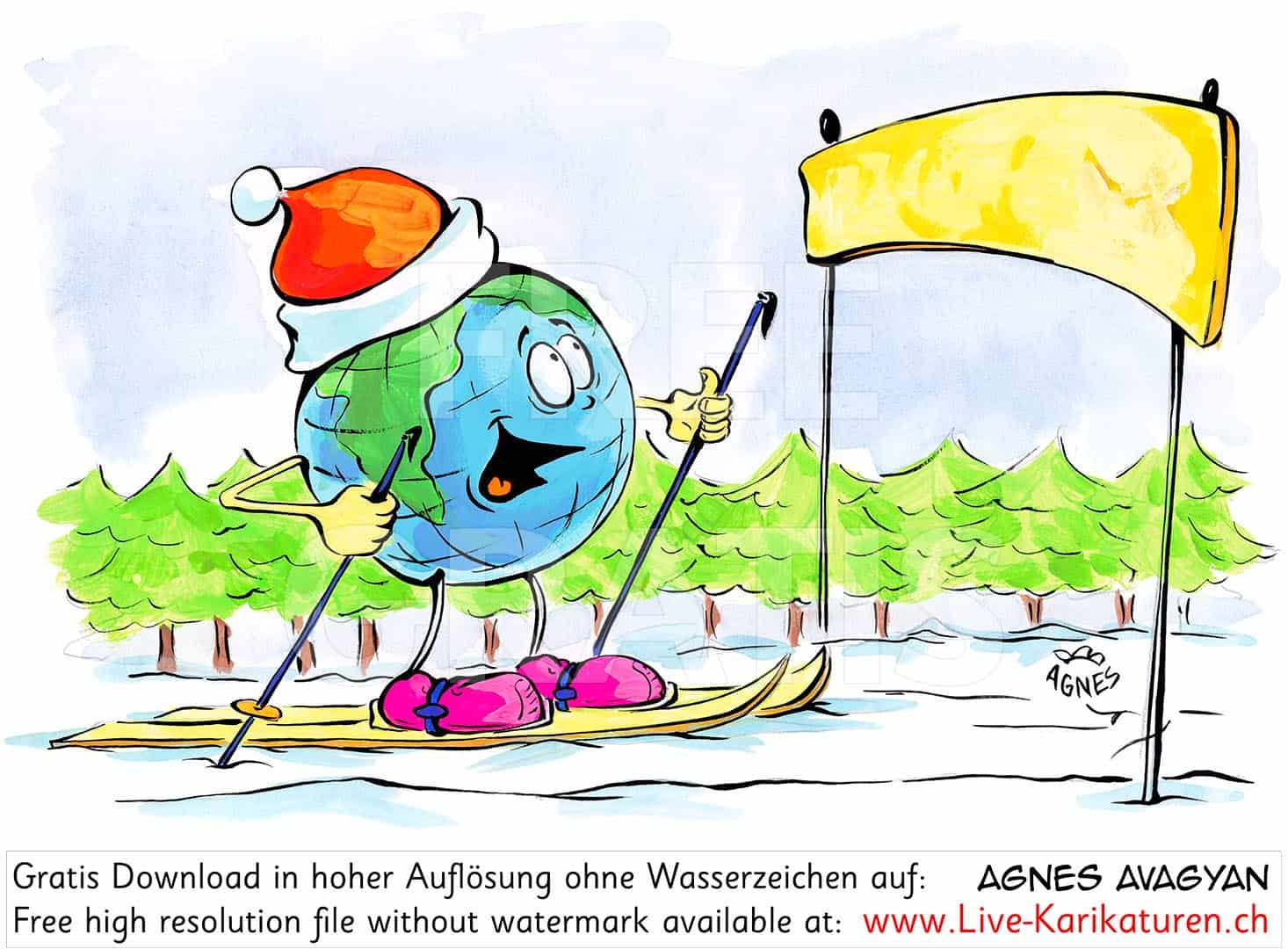 Neujahr, Ziel, Langlauf, Sylvester, Erdkugel, Schild, Tannen, Weltkugel, Globus, Muetze, Stoecke, lachen, froehlich, Start, Etappe, Agnes Live-Karikaturen, Download, kostenlos, Gratisbild, Free image, Clipart, Comic, Cartoon, Illustration, Cartoon, Comic, Karikatur, Clipart, Zeichnung, Bild, Illustration, image, painting, kostenlos, Gratisbild, free image, Alleinunterhalter, Unterhaltung, Kunst, Kunsthandwerk, Firmenevent, Geschaeftsessen, Geburtstag, Hochzeit, Firmenevent, Geschenkidee, Hochzeit, Jubilaeum, Kuenstler, Live Karikaturist, Pensionierung, Messeanimation, Portraitbild zeichnen, Showkuenstler, Entertainer, Schnellzeichner, Comiczeichner, Armenian Artist from Yerevan