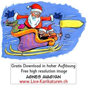 Santa Claus, Schlitten, Wegweiser, Flug, Schild, Weihnachtself, Weihnachtsmann, fliegt, Geschenke, Muetze, Bart, Himmel, Agnes Live-Karikaturen, Download, kostenlos, Gratisbild, Free image, Clipart, Comic, Cartoon, Illustration, Cartoon, Comic, Karikatur, Clipart, Zeichnung, Bild, Illustration, image, painting, kostenlos, Gratisbild, free image, Alleinunterhalter, Unterhaltung, Kunst, Kunsthandwerk, Firmenevent, Geschaeftsessen, Geburtstag, Hochzeit, Firmenevent, Geschenkidee, Hochzeit, Jubilaeum, Kuenstler, Live Karikaturist, Pensionierung, Messeanimation, Portraitbild zeichnen, Showkuenstler, Entertainer, Schnellzeichner, Comiczeichner, Armenian Artist from Yerevan