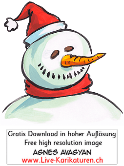 Schneemann, Ruebe, rote Muetze, Kopf, Karotte, roter Schal, Zipfelmuetze, lachen, lustig, Knopf Mund, Agnes Live-Karikaturen, Download, kostenlos, Gratisbild, Free image, Clipart, Comic, Cartoon, Illustration, Cartoon, Comic, Karikatur, Clipart, Zeichnung, Bild, Illustration, image, painting, kostenlos, Gratisbild, free image, Alleinunterhalter, Unterhaltung, Kunst, Kunsthandwerk, Firmenevent, Geschaeftsessen, Geburtstag, Hochzeit, Firmenevent, Geschenkidee, Hochzeit, Jubilaeum, Kuenstler, Live Karikaturist, Pensionierung, Messeanimation, Portraitbild zeichnen, Showkuenstler, Entertainer, Schnellzeichner, Comiczeichner, Armenian Artist from Yerevan