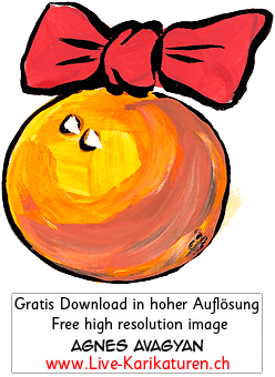 Weihnachten, Christbaum, Christbaumkugel, Weihnachtsschmuck, Weihnachtskugel, gelborange, rote Schleife, Deko, Layout, Agnes Live-Karikaturen, Download, kostenlos, Gratisbild, Free image, Clipart, Comic, Cartoon, Illustration, Cartoon, Comic, Karikatur, Clipart, Zeichnung, Bild, Illustration, image, painting, kostenlos, Gratisbild, free image, Alleinunterhalter, Unterhaltung, Kunst, Kunsthandwerk, Firmenevent, Geschaeftsessen, Geburtstag, Hochzeit, Firmenevent, Geschenkidee, Hochzeit, Jubilaeum, Kuenstler, Live Karikaturist, Pensionierung, Messeanimation, Portraitbild zeichnen, Showkuenstler, Entertainer, Schnellzeichner, Comiczeichner, Armenian Artist from Yerevan