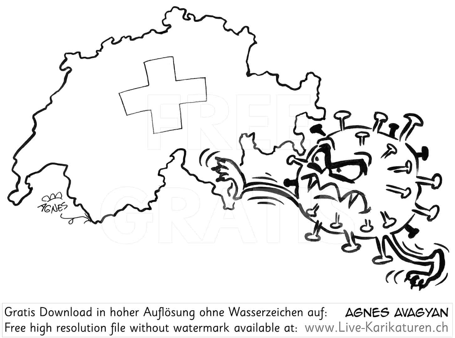 Virus, Corona, Covid-19, Covid19, Krankheit, Seuche, Pest, Epidemie, Pandemie, global, 2020, China, Korona, Agnes Live-Karikaturen, Clipart, Comic, Cartoon, Illustration, Cartoon, Comic, Karikatur, Zeichnung, Download, kostenlos, Gratisbild, gratis, free, Kunst, Kuenstler, Live Karikaturist, Comiczeichner, Armenia