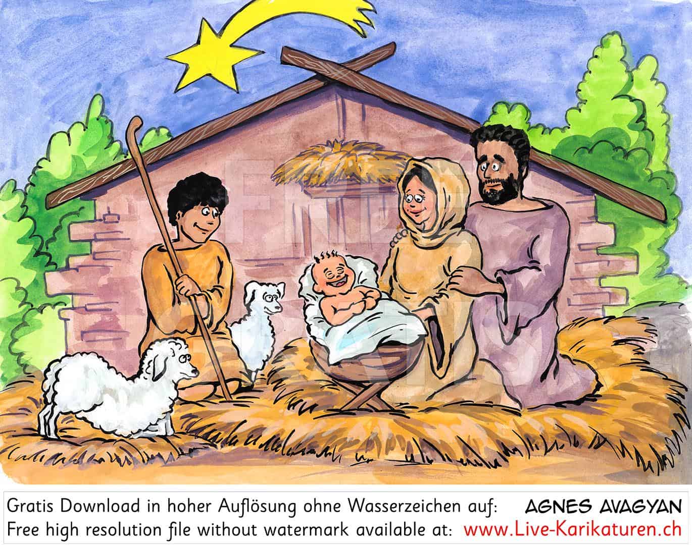 Weihnachten, Herrenfest, Heiliger Abend, Heiligabend, Weihnachtsabend, Heilige Nacht, Christnacht, Christvesper, Kirchenjahr, Kirchenfeiertag, christliches Festjahr, Kirche, katholisch, reformiert, Jahreskreis, Jahreskalender, Kalender, Jahreslauf, Agnes Live-Karikaturen, Clipart, Comic, Cartoon, Illustration, Cartoon, Comic, Karikatur, Zeichnung, Download, kostenlos, Gratisbild, gratis, free, Kunst, Kuenstler, Live Karikaturist, Comiczeichner, Armenia