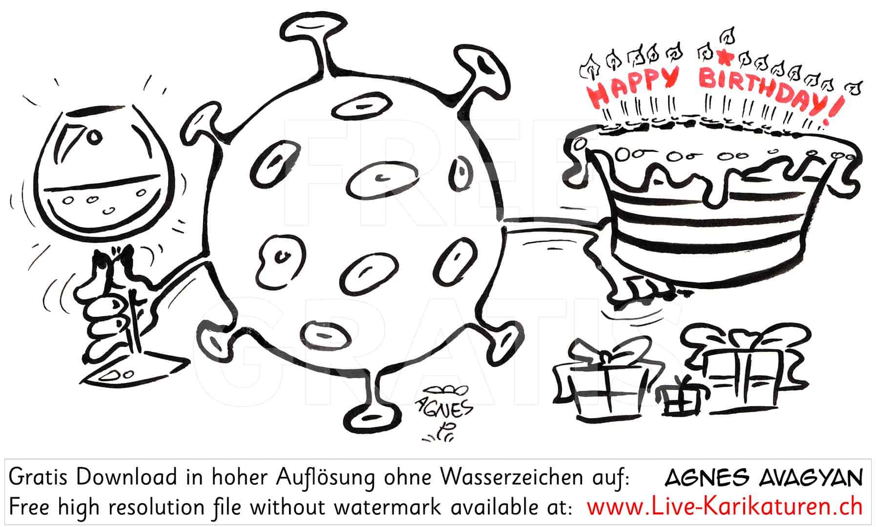 Virus, Corona, Covid-19, Covid19, Blumen, Weinglas, Trinkglas, Epidemie, Pandemie, 2020, Agnes Live-Karikaturen, Clipart, Comic, Cartoon, Illustration, Cartoon, Comic, Karikatur, Zeichnung, Download, kostenlos, Gratisbild, gratis, free, Kunst, Kuenstler, Live Karikaturist, Comiczeichner, Armenia