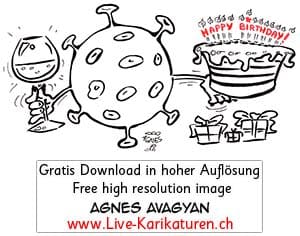 Virus, Corona, Covid-19, Covid19, Blumen, Weinglas, Trinkglas, Epidemie, Pandemie, 2020, Agnes Live-Karikaturen, Clipart, Comic, Cartoon, Illustration, Cartoon, Comic, Karikatur, Zeichnung, Download, kostenlos, Gratisbild, gratis, free, Kunst, Kuenstler, Live Karikaturist, Comiczeichner, Armenia