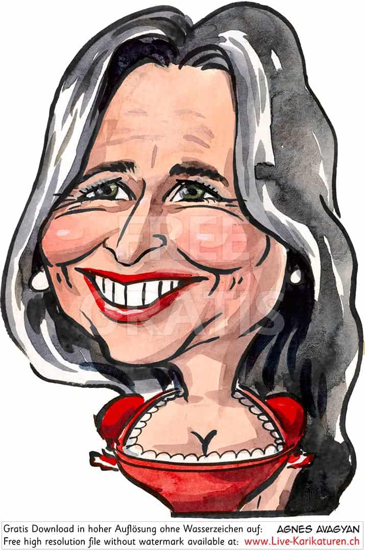 Yvette Estermann, SVP, Kriens, Nationalrätin, Braatislava, Tschechoslowakei, Homoepathin, Schnitzelbaenke, Urbi@Orbi, Luzerner Fasnacht, Agnes Live-Karikaturen, Clipart, Comic, Cartoon, Illustration, Cartoon, Comic, Karikatur, Zeichnung, Download, kostenlos, Gratisbild, gratis, free, Kunst, Kuenstler, Live Karikaturist, Comiczeichner, Armenia