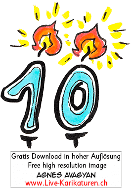 Jahre, Ziffer, Zahl, Kerze, gezeichnet, Geburtstag, Kuchen, Torte, Happy Birthday, Agnes Live-Karikaturen, Clipart, Comic, Cartoon, Illustration, Cartoon, Comic, Karikatur, Zeichnung, Download, kostenlos, Gratisbild, gratis, free, Kunst, Kuenstler, Live Karikaturist, Comiczeichner, Armenia