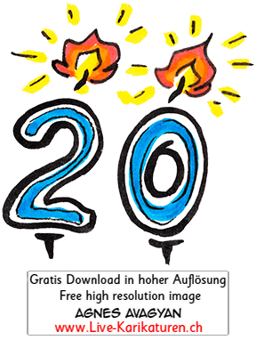 Jahre, Ziffer, Zahl, Kerze, gezeichnet, Geburtstag, Kuchen, Torte, Happy Birthday, Agnes Live-Karikaturen, Clipart, Comic, Cartoon, Illustration, Cartoon, Comic, Karikatur, Zeichnung, Download, kostenlos, Gratisbild, gratis, free, Kunst, Kuenstler, Live Karikaturist, Comiczeichner, Armenia