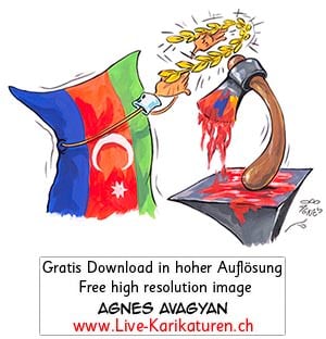 Ramil Safarov, Gurgen Margaryan, 2004, Aliev, Axtmord, NATO, Budapest, Ungarn, Mord, Aserbaidschan, Armenien, 2012 Freilassen, Ehrung als Held, Agnes Karikaturen, www.Live-Karikaturen.ch, Live Karikaturistin für Unterhaltung, Künstler, Alleinunterhalter, Hochzeit, Geburtstag, Firmenevent, Geschäftsanlass, Jubiläum, Pensionierung, Geschenkidee, Portraitbild zeichnen