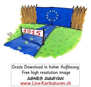 Armenien, Tuerkei, Genozid, 1915, Armeniergenozid, Assyrer, Aramaer, Pontosgriechen, Christengenozid, Christen, Jungtuerken, Voelkermord, Genocide, Agnes Karikaturen, www.Live-Karikaturen.ch, Live Karikaturistin für Unterhaltung, Künstler, Alleinunterhalter, Hochzeit, Geburtstag, Firmenevent, Geschäftsanlass, Jubiläum, Pensionierung, Geschenkidee, Portraitbild zeichnen