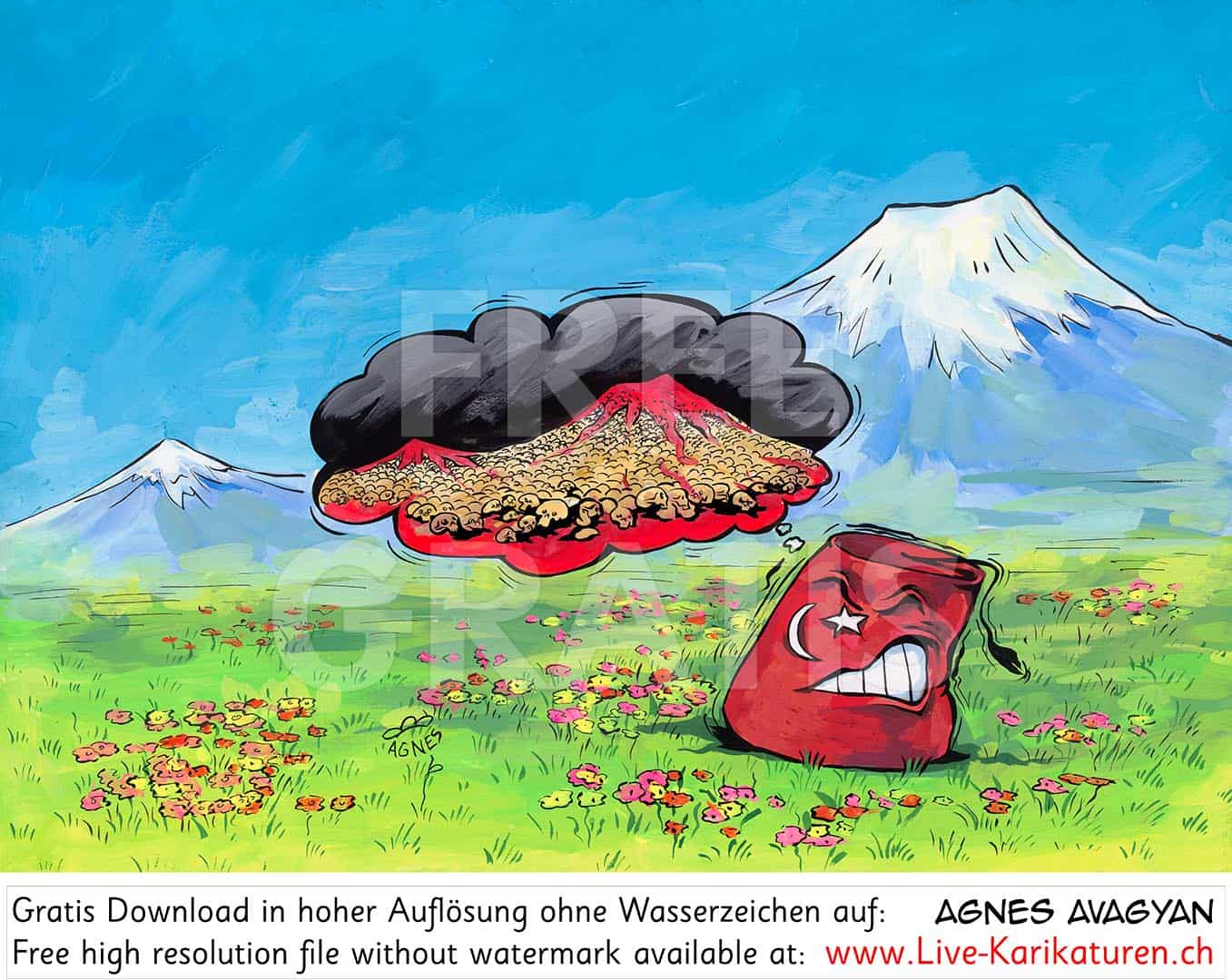 Armenien, Tuerkei, Genozid, 1915, Armeniergenozid, Assyrer, Aramaer, Pontosgriechen, Christengenozid, Christen, Jungtuerken, Voelkermord, Genocide, Agnes Karikaturen, www.Live-Karikaturen.ch, Live Karikaturistin für Unterhaltung, Künstler, Alleinunterhalter, Hochzeit, Geburtstag, Firmenevent, Geschäftsanlass, Jubiläum, Pensionierung, Geschenkidee, Portraitbild zeichnen
