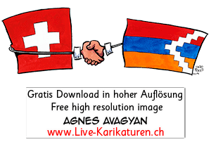 Schweiz, Nagorny Nagorno Karabach Karabakh Arzach, Anerkennung, Recognize, Schweizer Flagge, Handschlag, Haendedruck, Armenien, Agnes KarikaturenSchweiz, Nagorny Nagorno Karabach Karabakh Arzach, Anerkennung, Recognize, Schweizer Flagge, Handschlag, Haendedruck, Armenien, Agnes Karikaturen, transparent, freigestellt, ohne Hintergrund