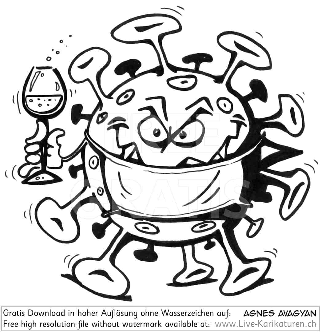 Corona, Covid19, lustig, Fun, Charakter, Cartoon, Comic, Clipart, schwarzweiss, transparent, Zeichnung, Illustration, Bild, gratis, Toon, Maske, Maskenpflicht, 2020, Virus, Pandemie, Krankheit, Agnes Karikaturen, Event, Fotos, Alleinunterhalter, Unterhaltung, Kunst, Kunsthandwerk, Firmenevent, Geschaeftsessen, Geburtstag, Hochzeit, Firmenevent, Geschenkidee, Hochzeit, Jubilaeum, Kuenstler, Live Karikaturist, Pensionierung, Messeanimation, Portraitbild zeichnen, Showkuenstler, Entertainer, Schnellzeichner, Comiczeichner, Armenian Artist from Yerevan