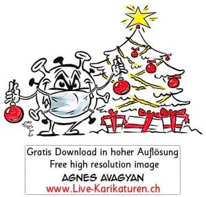 Corona, Covid19, Weihnachten, Christmas, Xmas, Feststage, 24 Dezember, Geschenke, Lametta, Weihnachtsdekoration, lustig, Fun, Character, Cartoon, Comic, Clipart, schwarzweiss, Zeichnung, Illustration, Bild, gratis, Toon, Maske, Maskenpflicht, 2020. Virus, Pandemie, Krankheit, Agnes Karikaturen, Unterhaltung, Kunst, Kunsthandwerk, Firmenevent, Geschaeftsessen, Geburtstag, Hochzeit, Firmenevent, Geschenkidee, Hochzeit