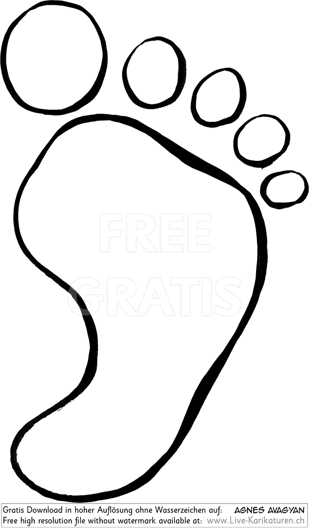 Fussspuren, Fuesse, Zehen, Sohle, Fuss, Fussabdruck, Kunst, Kuenstler, Zeichnung, Clipart, Comic, Cartoon, Gratisbild, schwarzweiss, Armenian Artist from Yerevan