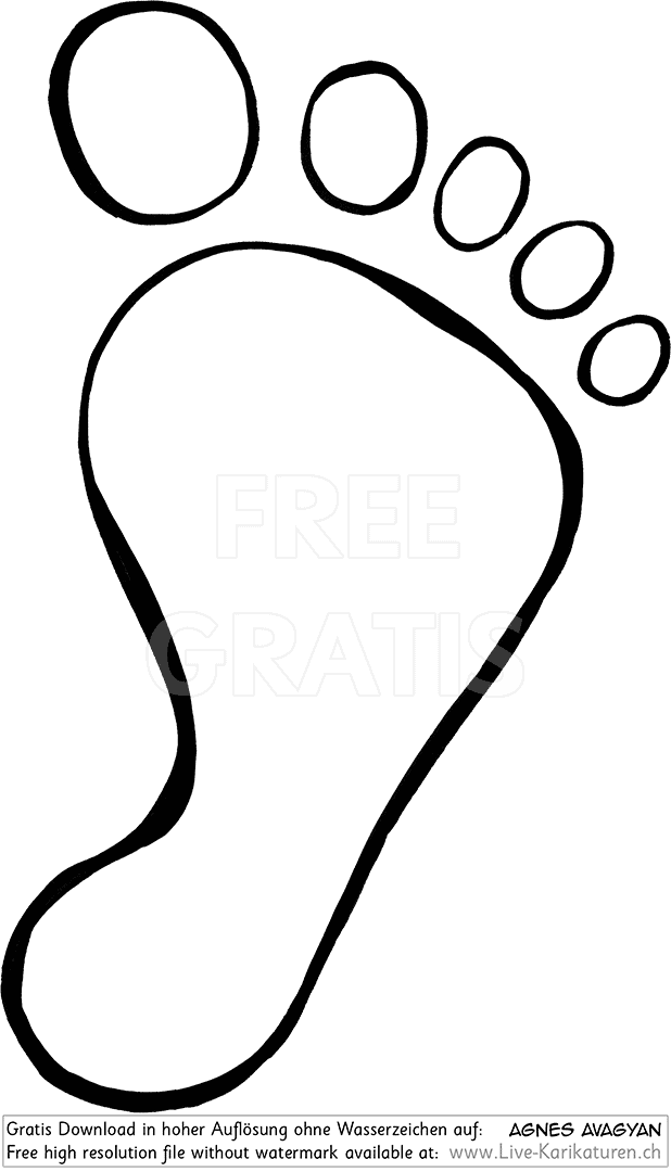 Fussspuren, Fuesse, Zehen, Sohle, Fuss, Fussabdruck, Kunst, Kuenstler, Zeichnung, Clipart, Comic, Cartoon, Gratisbild, schwarzweiss, Armenian Artist from Yerevan