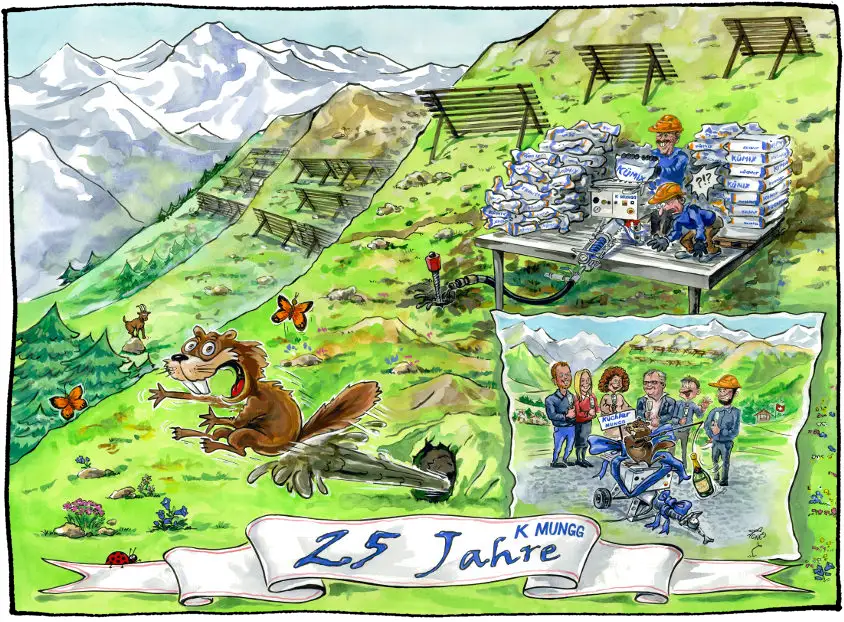 Glueckwunschkarten postkarte design agnes karikaturen schnellzeichner illustrationen