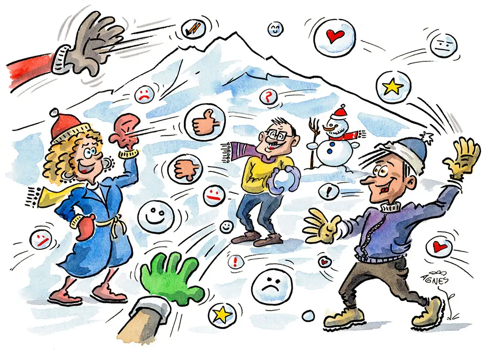 Schnellzeichner kalender malen illustration x1000 januar winter