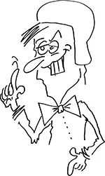 Charakter doof fliege skizze agnes karikaturen gratis comic clipart x150