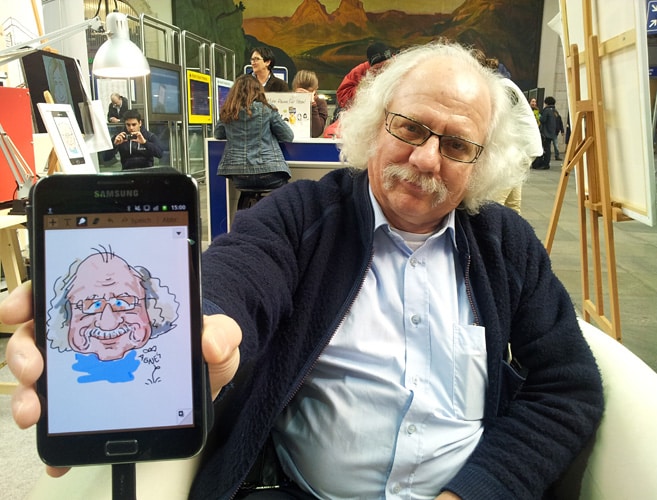 Schnellzeichner Digital Art Tablet digitale Karikaturen